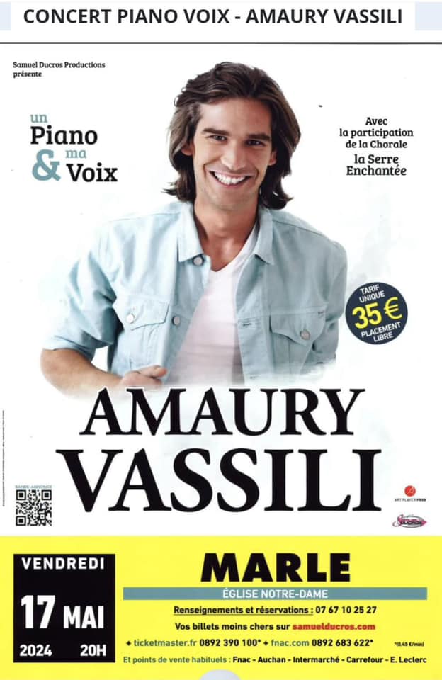 Amaury Vassili / MARLE / La Chorale La Serre Enchantée 