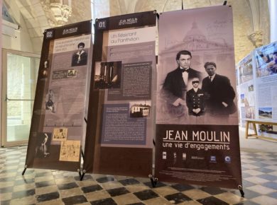 Jean Moulin au Mémorial de Tavaux