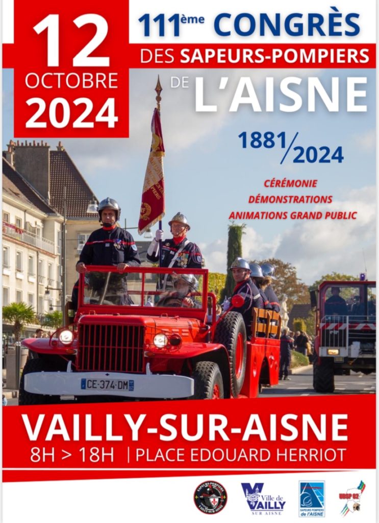 111ème Congrès départemental des sapeurs-pompiers de l'Aisne